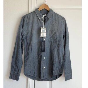 Everlane The Linen Chambray Shirt in Light Indigo, Size X-Small